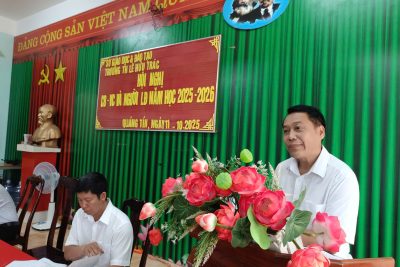 Hội nghị cán bộ, viên chức và người lao động Trường TH Lê Hữu Trác năm 2025